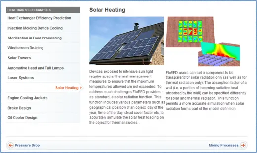 Solar Heating in FloEFD Concurrent CFD